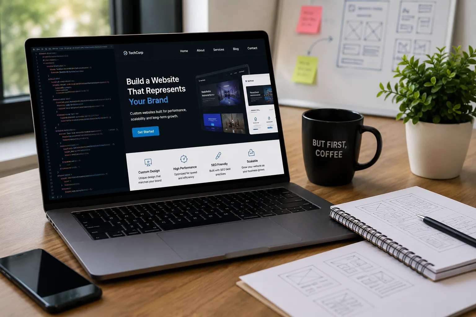 Benefits of Custom Website Development Over Templates